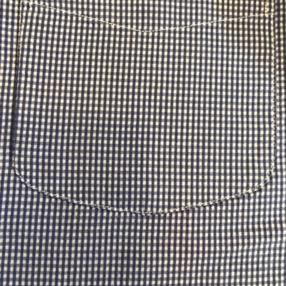 J Crew Med/Slim Seersucker Gingham Long-Sleeve Button Down BNWT‌‌ - Picture 4 of 4